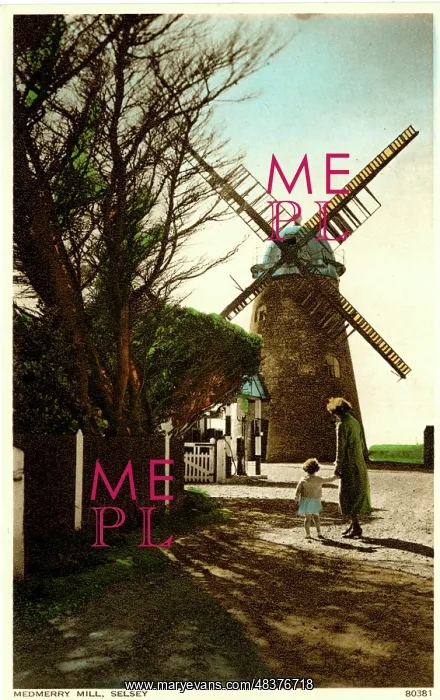 : Windmills of Sussex - Mudmerry Mill : Windmills of Sussex - Mudmerry Mill