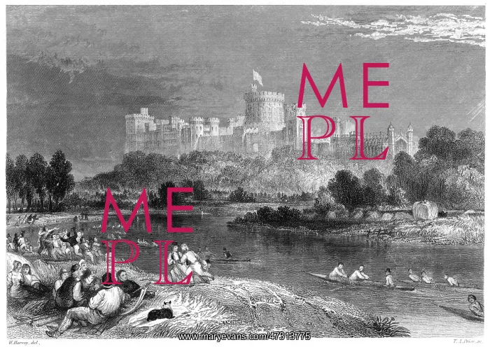 : WINDSOR CASTLE C. 1852 : WINDSOR CASTLE C. 1852