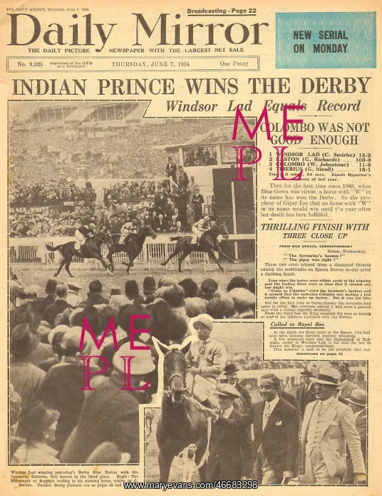 : Windsor Lad wins the Derby : Windsor Lad wins the Derby