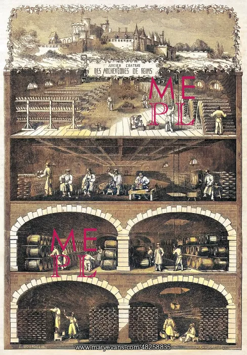 : Wine cellars at Rheims : Wine cellars at Rheims