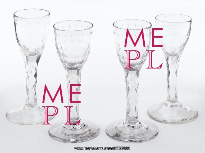 : Four wine glasses : Four wine glasses