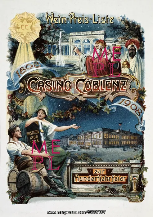 : Wine list for Casino Coblenz : Wine list for Casino Coblenz