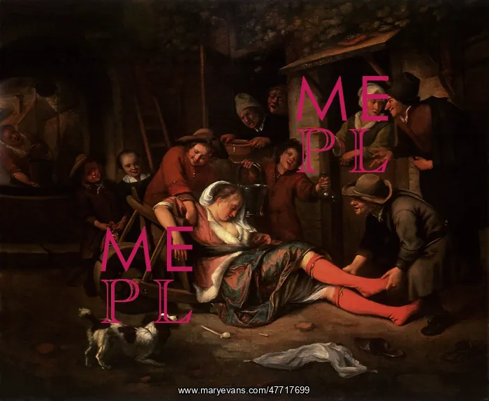 : Wine is a Mocker, by Jan Steen : Wine is a Mocker, by Jan Steen