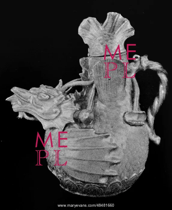: A Wine Pot Shaped as a Carp-Dragon, from 11th-12th : A Wine Pot Shaped as a Carp-Dragon, from 11th-12th