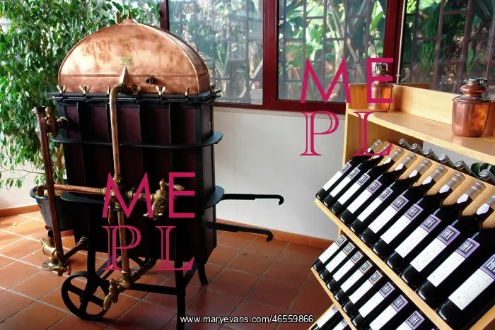 : Winemaking equipment, Camara de Lobos, Madeira, Portugal : Winemaking equipment, Camara de Lobos, Madeira, Portugal