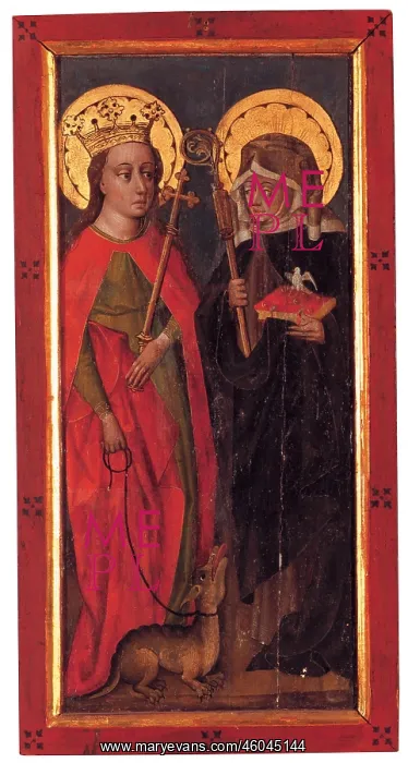 : Wing of the one-time Auxiliary Saints Altar : Wing of the one-time Auxiliary Saints Altar