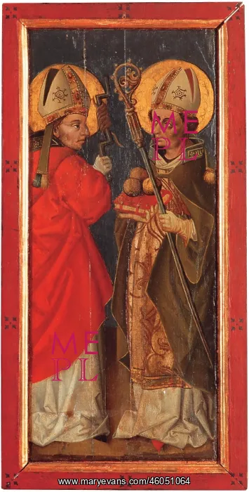 : Wing of the one-time Auxiliary Saints Altar : Wing of the one-time Auxiliary Saints Altar