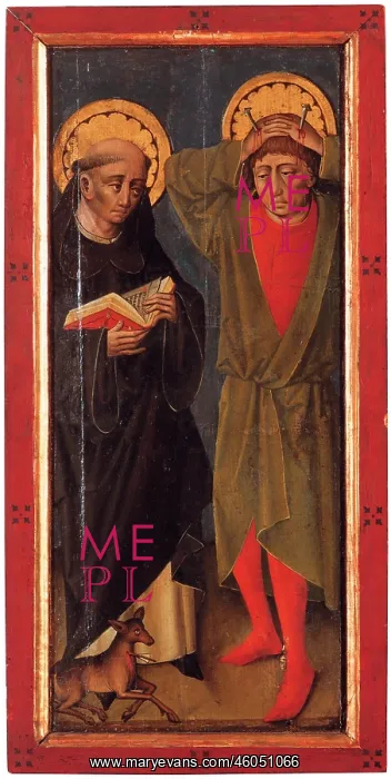 : Wing of the one-time Auxiliary Saints Altar : Wing of the one-time Auxiliary Saints Altar
