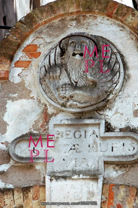  : Winged lion relief