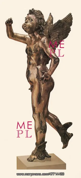  : Winged putto, bronze sculpture, by Donatello