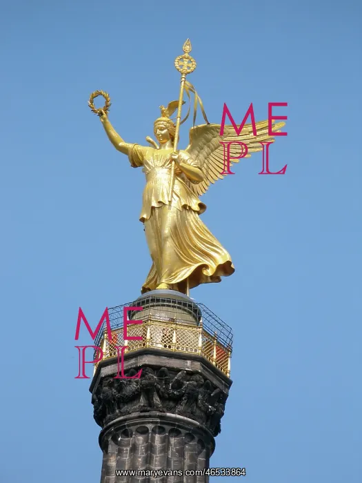  : Winged Victoria figure, Siegessaule, Berlin, Germany