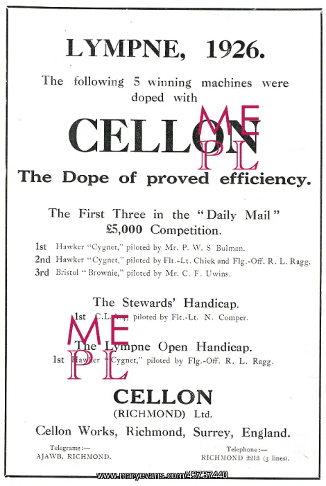 : Winners At Lympne Used Cellon Dope : Winners At Lympne Used Cellon Dope