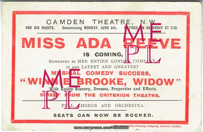 : Winnie Brooke, Widow : Winnie Brooke, Widow
