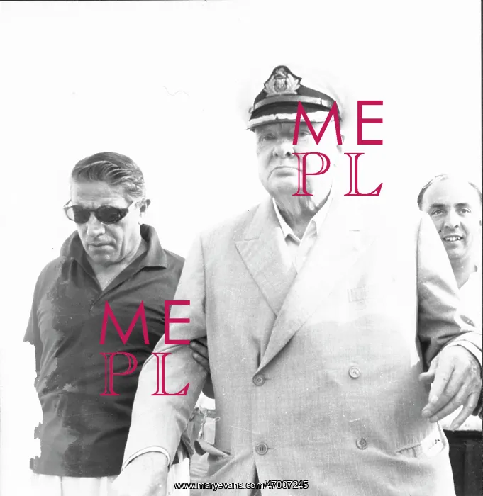 : Winston Churchill and Aristotle Onassis, Delphi : Winston Churchill and Aristotle Onassis, Delphi