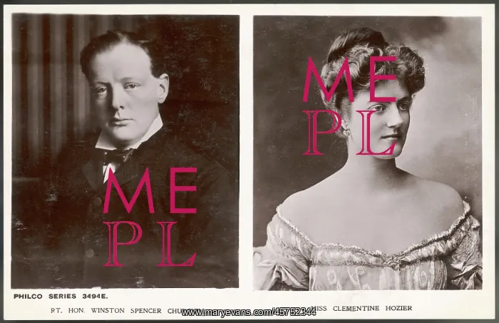  : Winston Churchill and Clementine