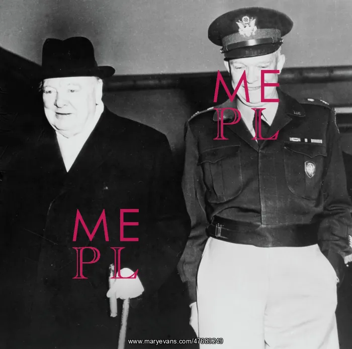 : Winston Churchill and Dwight Eisenhower : Winston Churchill and Dwight Eisenhower