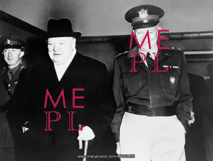 : Winston Churchill and Dwight Eisenhower : Winston Churchill and Dwight Eisenhower