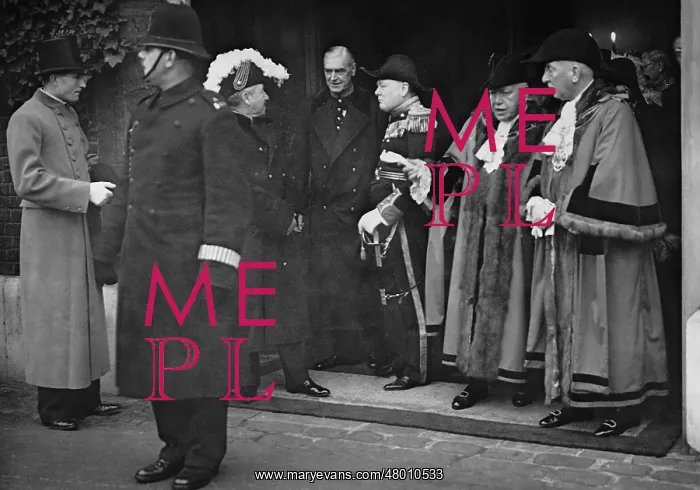 : Winston Churchill and Herbert Samuel, 1936 : Winston Churchill and Herbert Samuel, 1936
