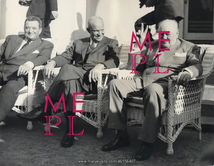 : Winston Churchill, Joseph Laniel, Dwight D Eisenhower : Winston Churchill, Joseph Laniel, Dwight D Eisenhower
