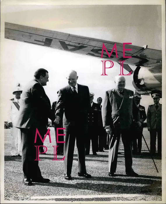 : Winston Churchill, Joseph Laniel, Dwight D Eisenhower : Winston Churchill, Joseph Laniel, Dwight D Eisenhower