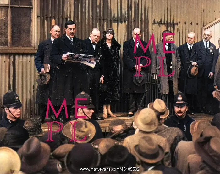 : Winston Churchill returned as MP for Epping, 1924 : Winston Churchill returned as MP for Epping, 1924