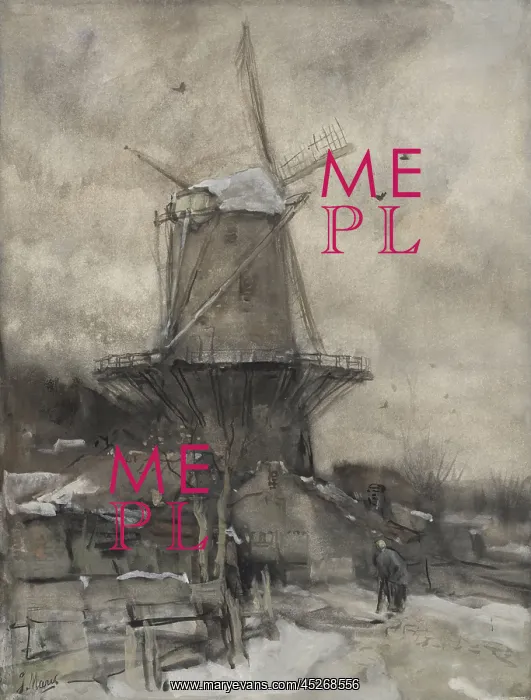 : A Mill in the Winter : A Mill in the Winter
