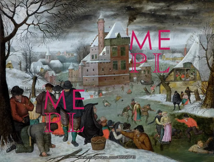 : Winter. Brueghel, Pieter II 1564-1638 (after) : Winter. Brueghel, Pieter II 1564-1638 (after)