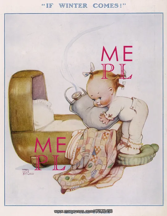 : If Winter Comes by Mabel Lucie Attwell : If Winter Comes by Mabel Lucie Attwell