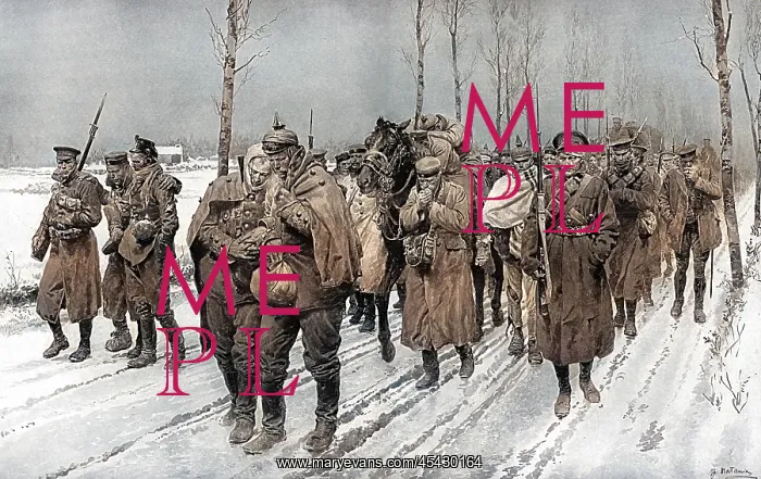 : Winter conditions in Yser, 1914 : Winter conditions in Yser, 1914