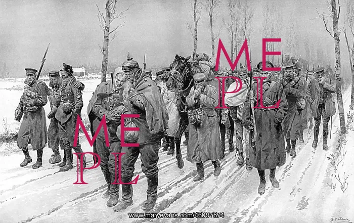 : Winter conditions in Yser, 1914 : Winter conditions in Yser, 1914