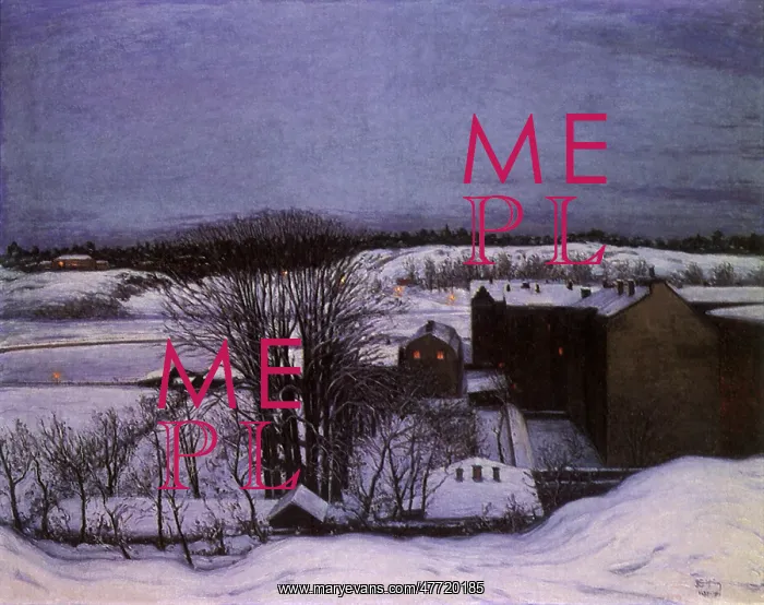  : Winter Evening at Roslagstull
