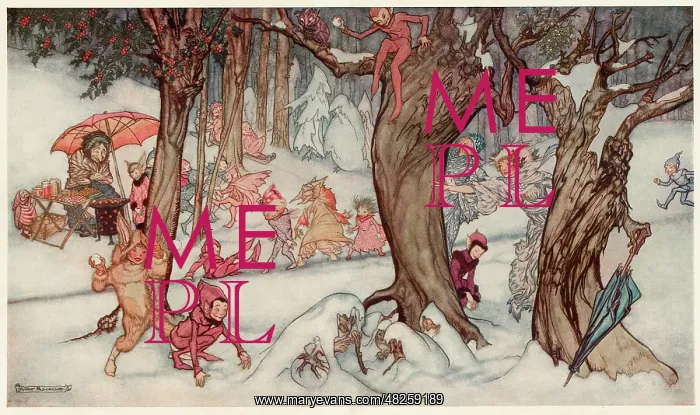  : Winter Frolic by Arthur Rackham