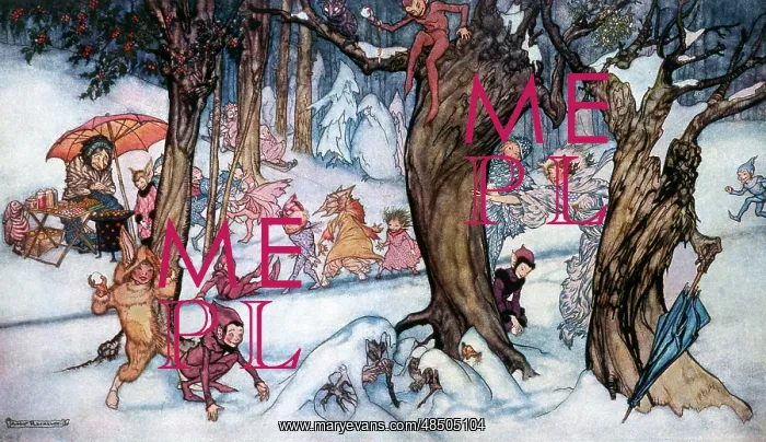  : Winter Frolic by Arthur Rackham