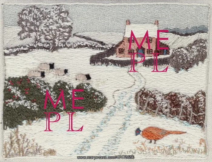 : Winter Gleaning (embroidery) : Winter Gleaning (embroidery)