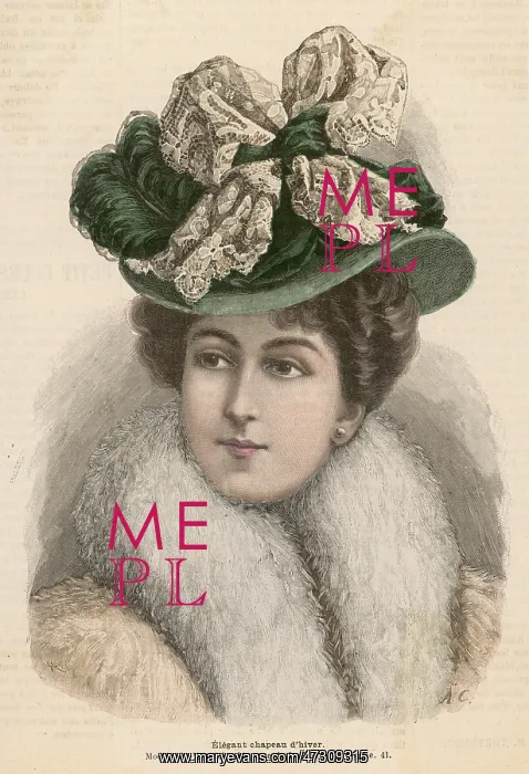 : Winter Hat 1899 : Winter Hat 1899