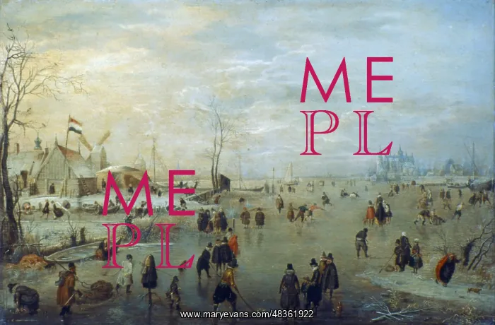 : Winter landscape. Recreation on the ice. Hendrik : Winter landscape. Recreation on the ice. Hendrik