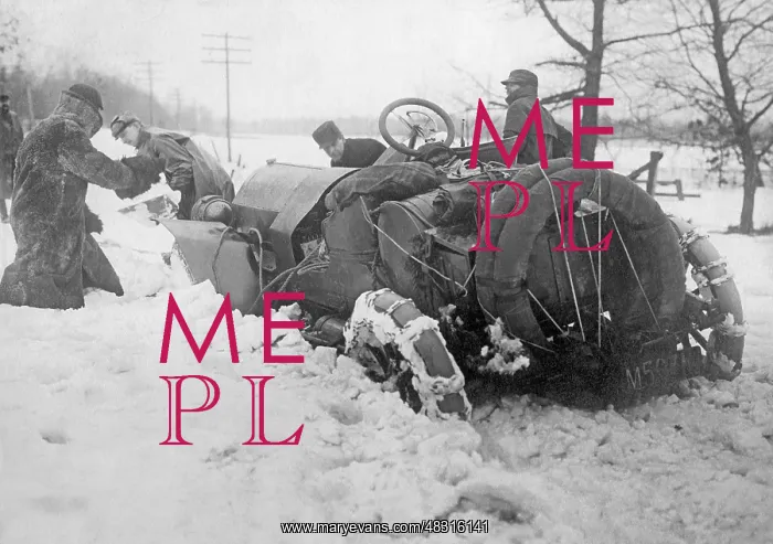 : Winter maneuver, 1908 : Winter maneuver, 1908