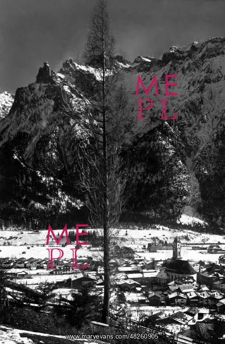 : Winter in Mittenwald, 1923 : Winter in Mittenwald, 1923