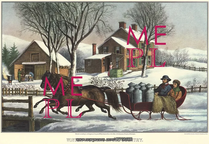 : Winter Morning in the Country : Winter Morning in the Country