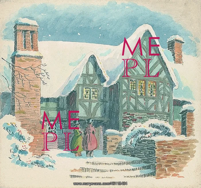 : Winter scene (Carol Singing?) : Winter scene (Carol Singing?)