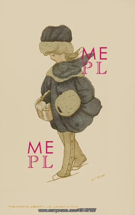 : Winter scene. Girl with muff : Winter scene. Girl with muff