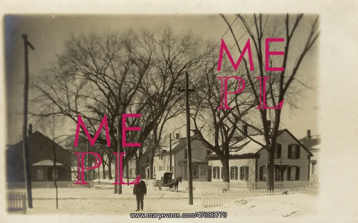: Winter scene in Greystone, USA : Winter scene in Greystone, USA