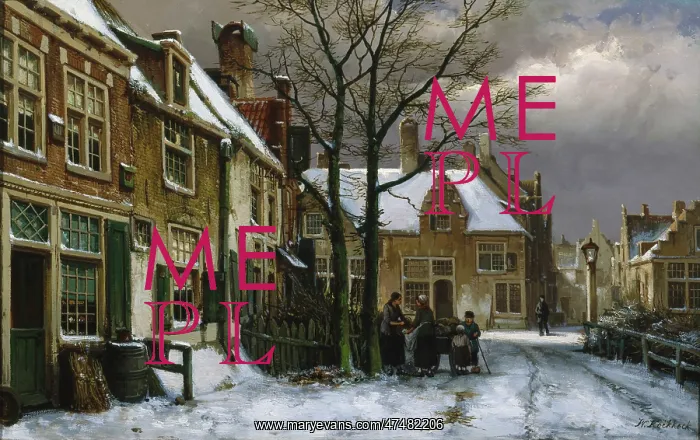 : Winter Street Scene : Winter Street Scene