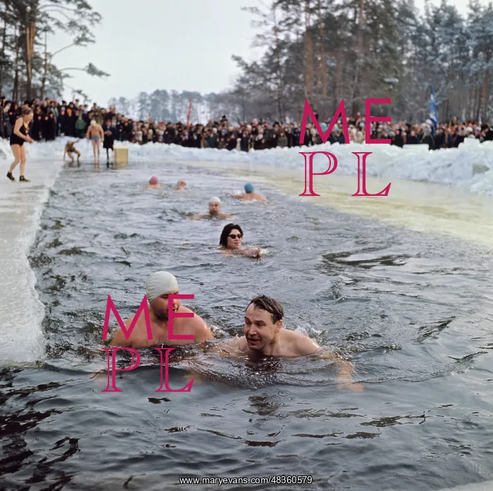: Winter swimmers, 1971 : Winter swimmers, 1971