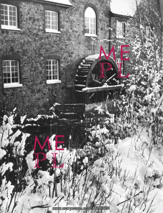 : WINTER WATERMILL : WINTER WATERMILL