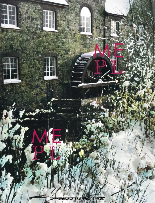 : WINTER WATERMILL : WINTER WATERMILL