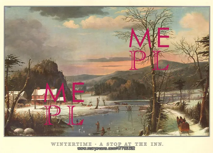 : Wintertime - A Stop at the Inn : Wintertime - A Stop at the Inn