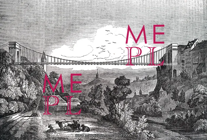 : Wire suspension bridge, built over the Sarine : Wire suspension bridge, built over the Sarine