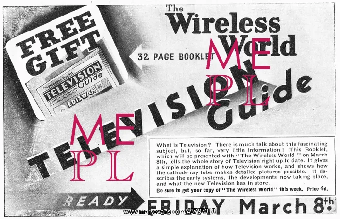 : Wireless World - 1st Televsion Guide : Wireless World - 1st Televsion Guide