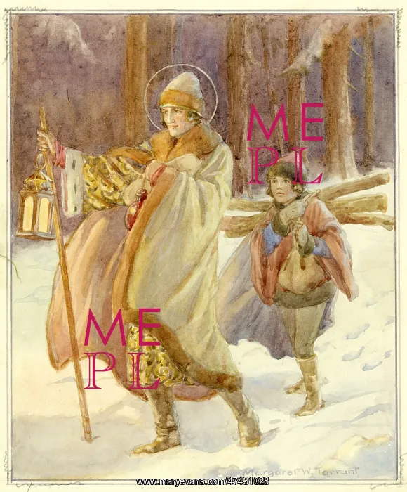 : A wise man and his servant boy. Christmas card : A wise man and his servant boy. Christmas card